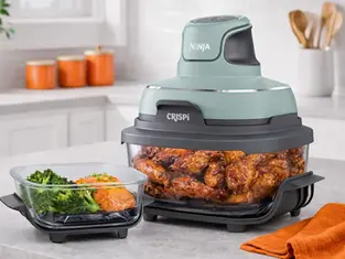 Ninja CRISPi Pro Glass Air Fryer: O Futuro da Cozinha Gourmet Prática