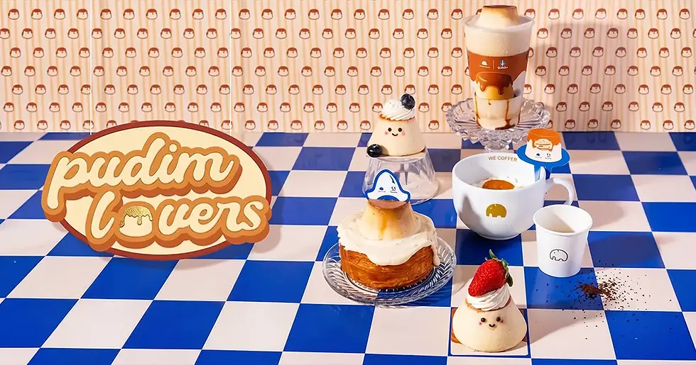 Batavo e Magalu se unem em linha de sobremesas com Pudim na We Coffee