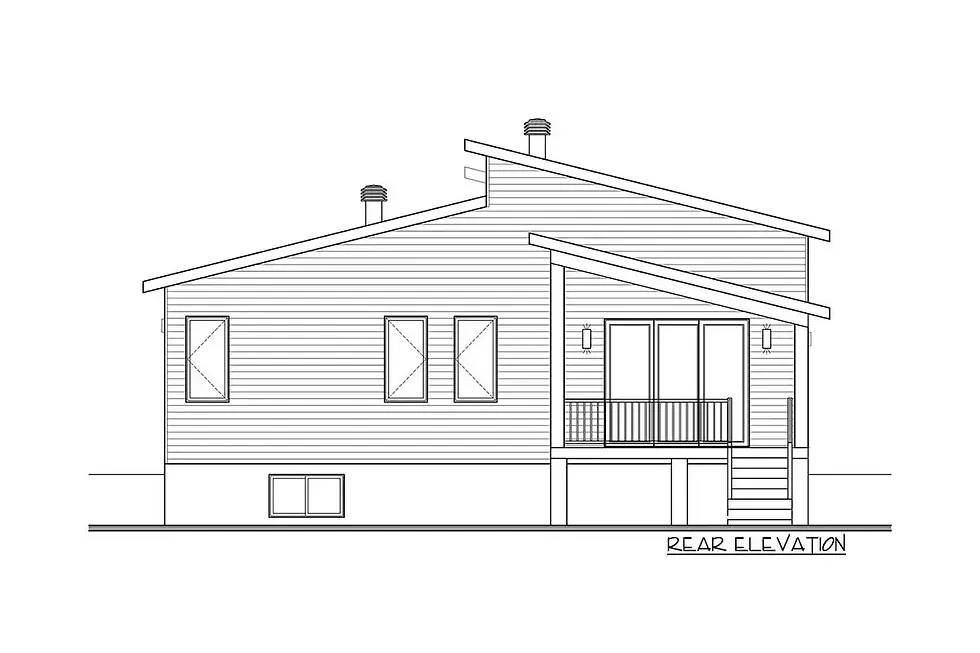 Miniatura: 132m2 Plan 22564DR