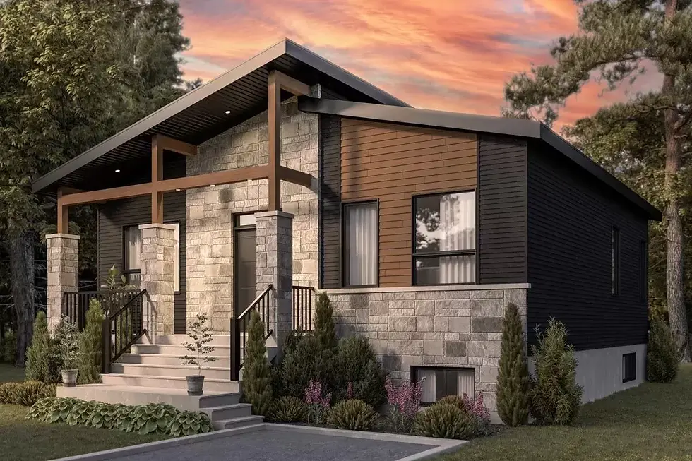 Miniatura: 107m2 Plan 22563DR