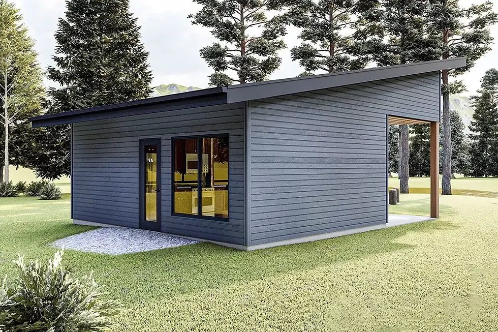 Миниатюра: 45m2 Plan 62703DJ