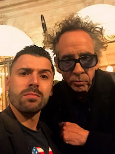 Chris Moreira et Tim Burton