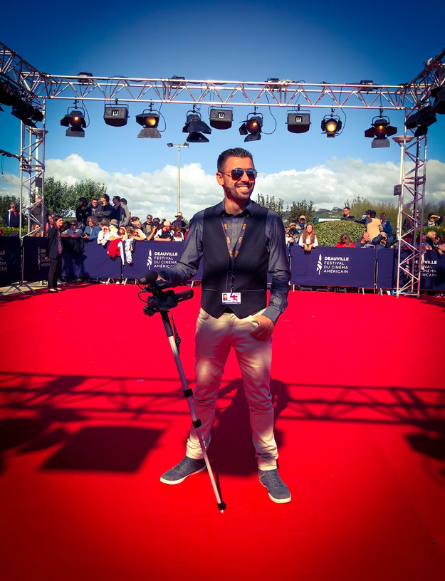 Sur le tapis rouge du Festival du Cinéma Américain de Deauville