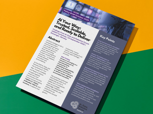 Policy Brief: AI Your Way - Trusted, Scalable & Ready to Deliver