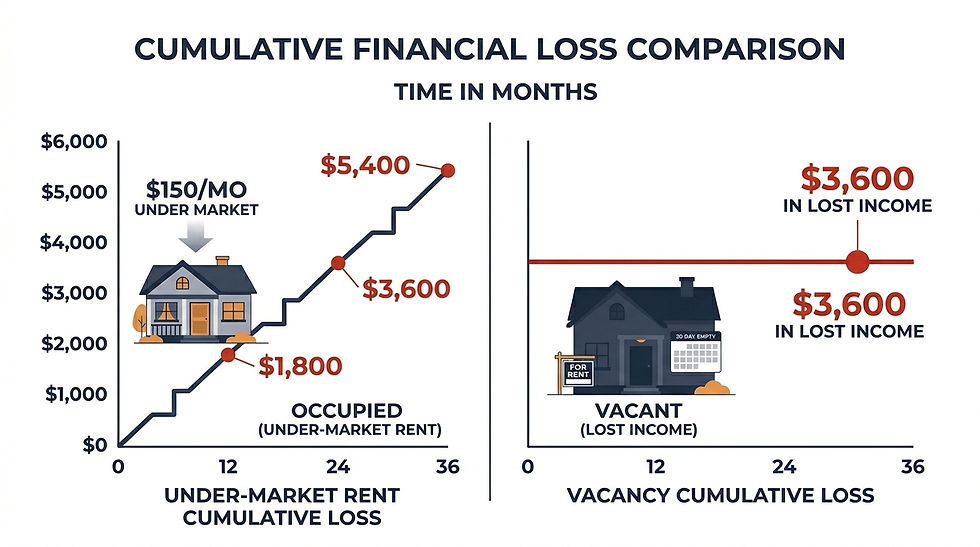Infographic showing difference of home renting vs not renting