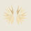 Thumbnail: "Fanfare" Gold Metal Fanned Leaf Earrings