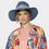 Thumbnail: "Aztec" Blue Panama Straw Hat