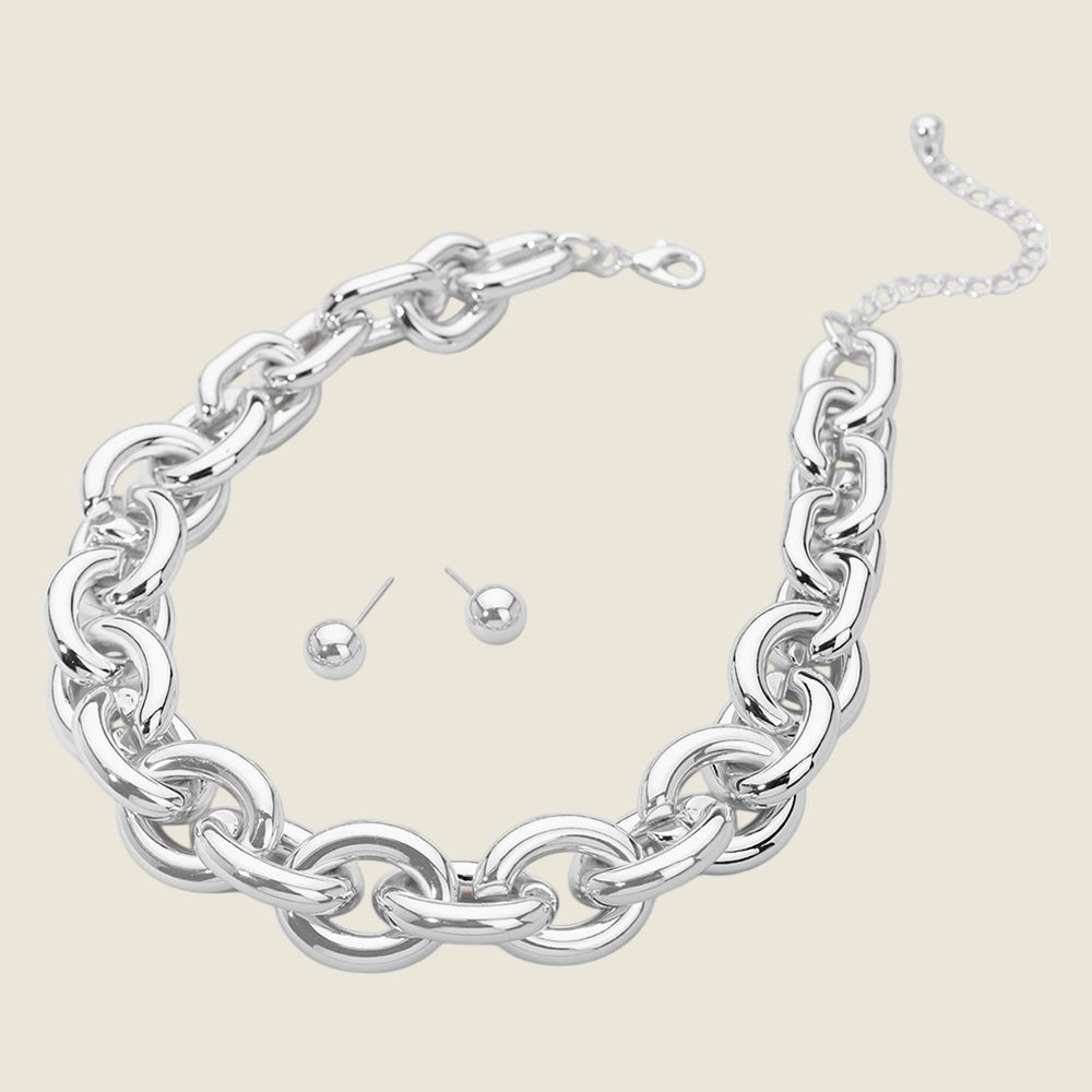 "Bond" Chunky Chain Link Necklace