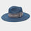 Thumbnail: "Aztec" Blue Panama Straw Hat