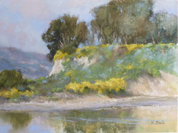 Kris Buck - Springtime at Goleta Beach (pastel)