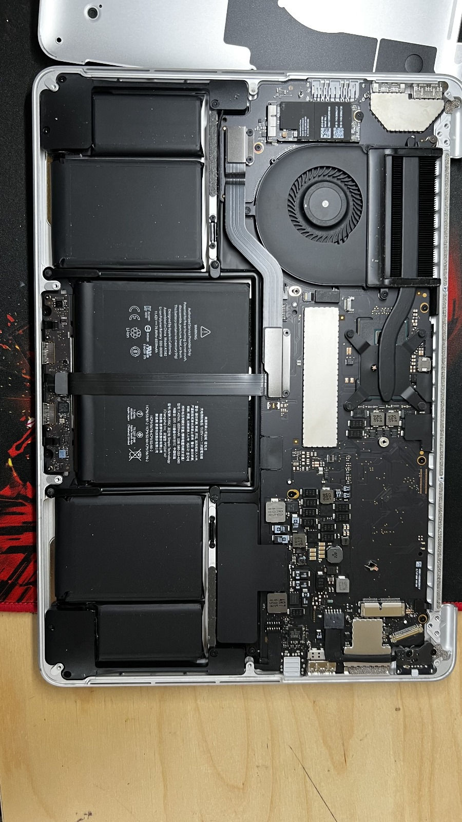 Macbook motherboard for repair