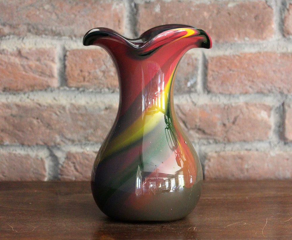 Küçük resim: İtalyan Murano Mid- Century Cam Vazo