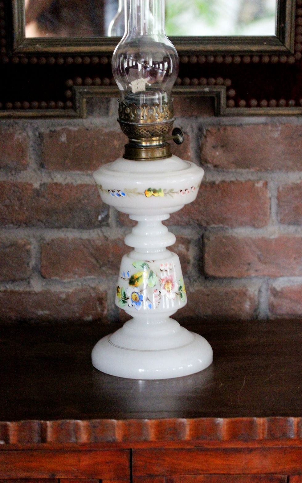 Küçük resim: Fransız Antika Gaz Lambası