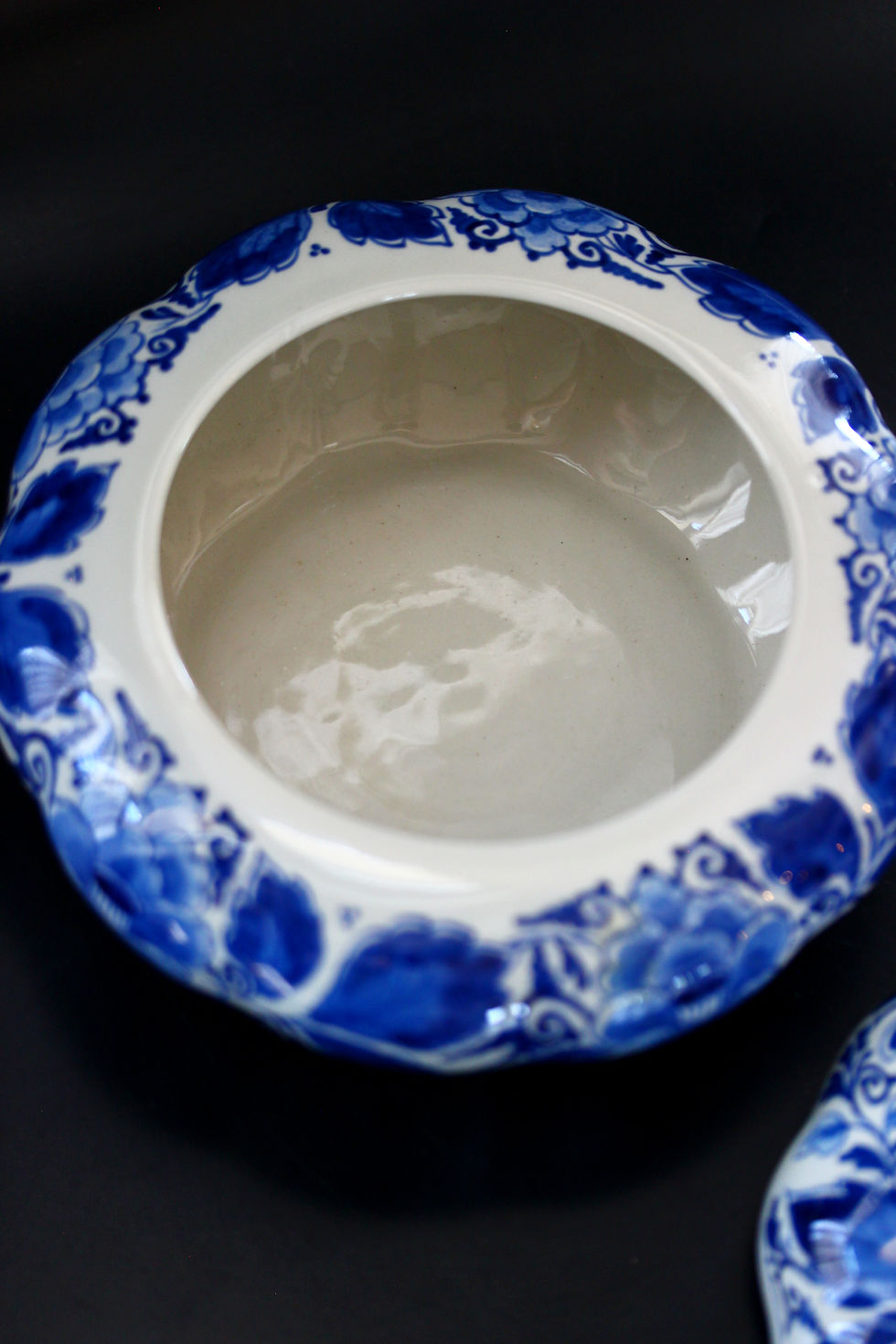 Küçük resim: Hollanda Dönem Delft Şekerlik / Kutu