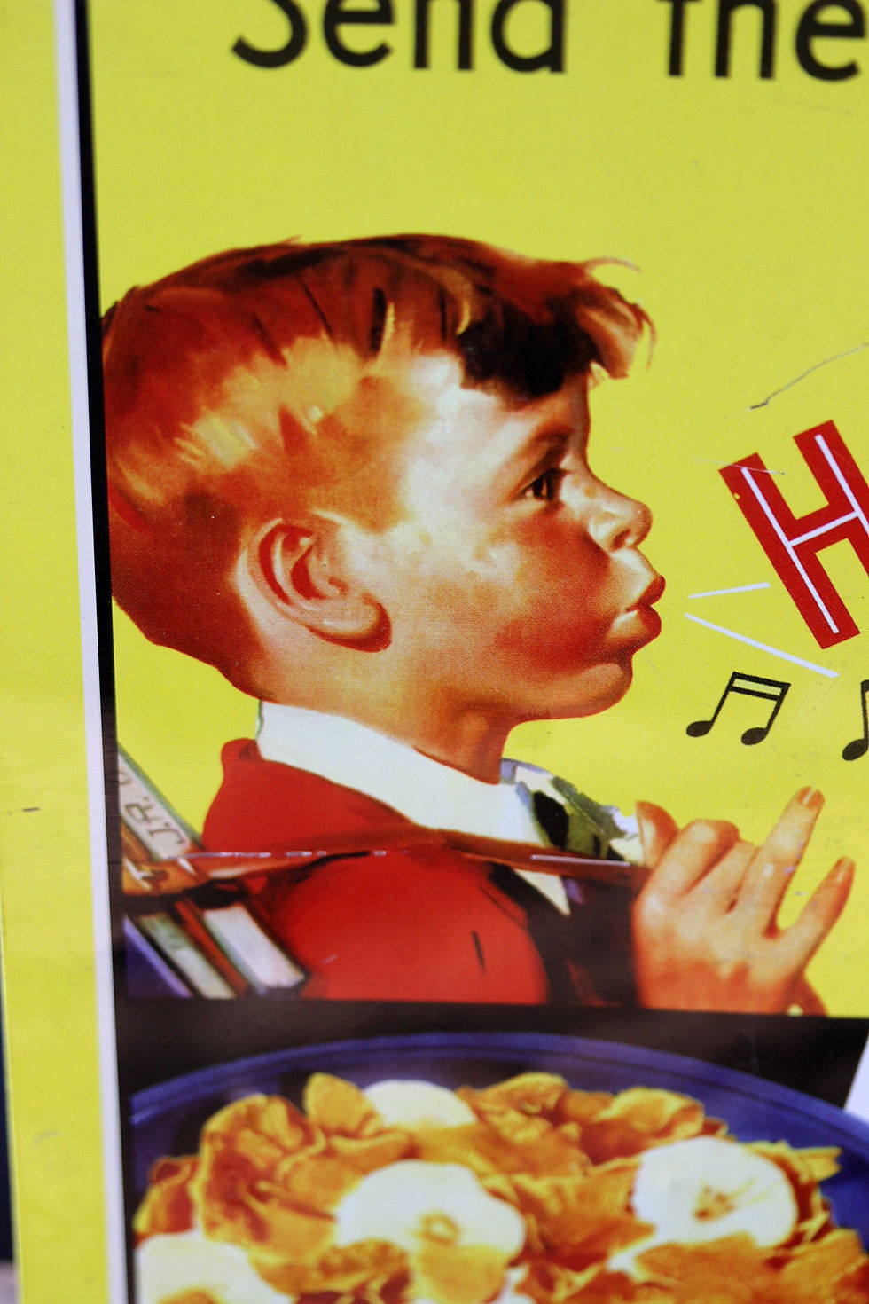 Thumbnail: Hollanda Dönem Metal Tabela / Poster - Corn flakes
