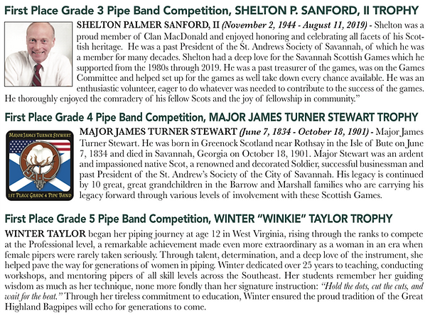 First Place Grade 3 Pipe Band Competition, SHELTON P. SANFORD, II TROPHY.png