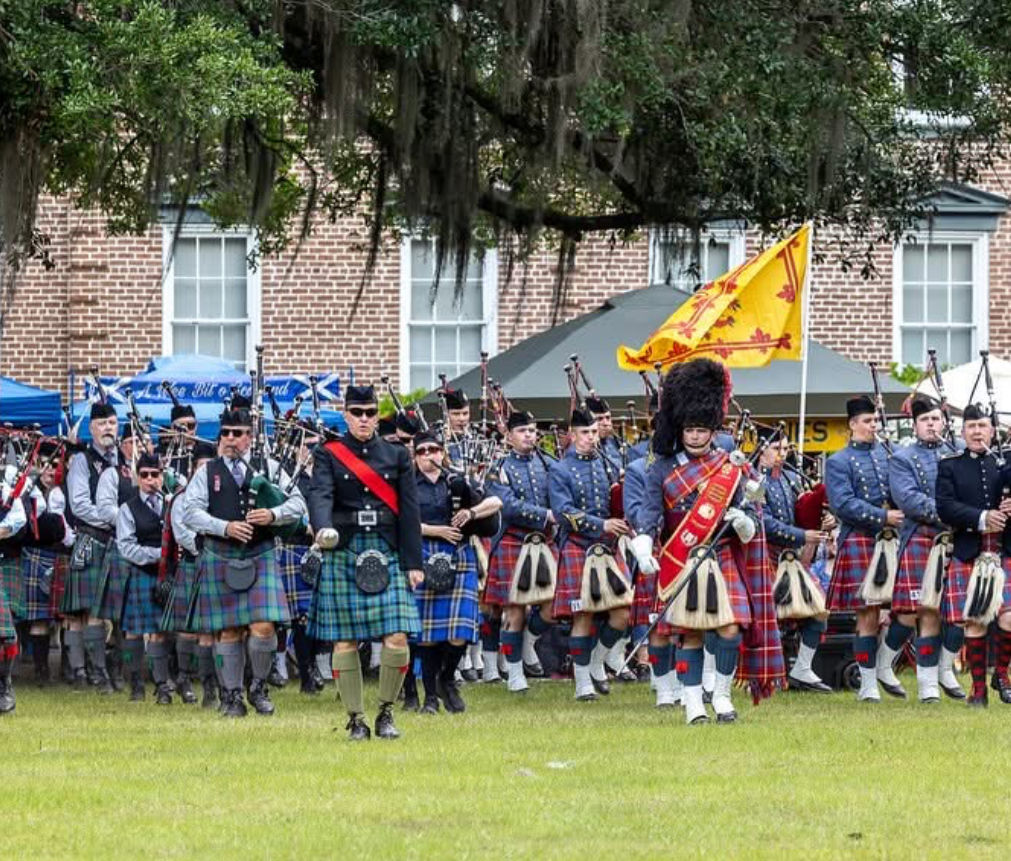 Savannah Scottish Games source image showing pipe bands and participants