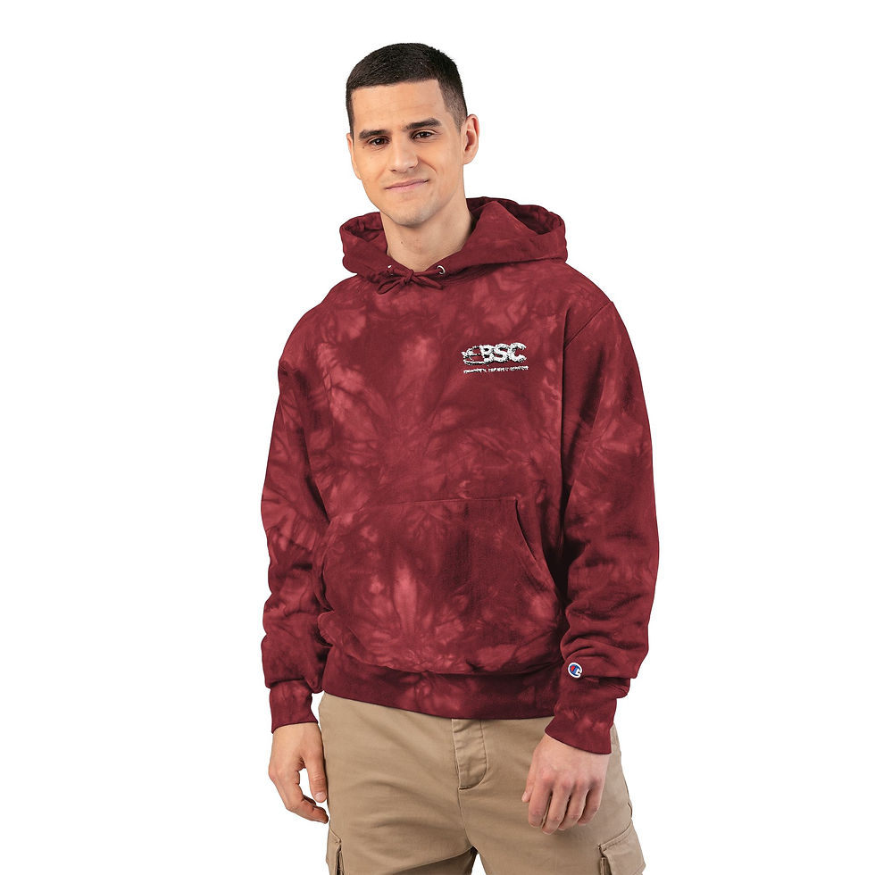 Thumbnail: Unisex Tie-Dye Hoodie with Embroidery