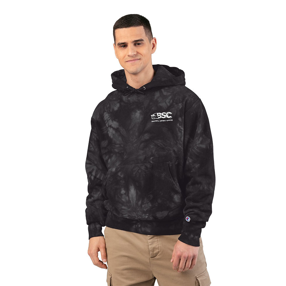 Thumbnail: Unisex Tie-Dye Hoodie with Embroidery