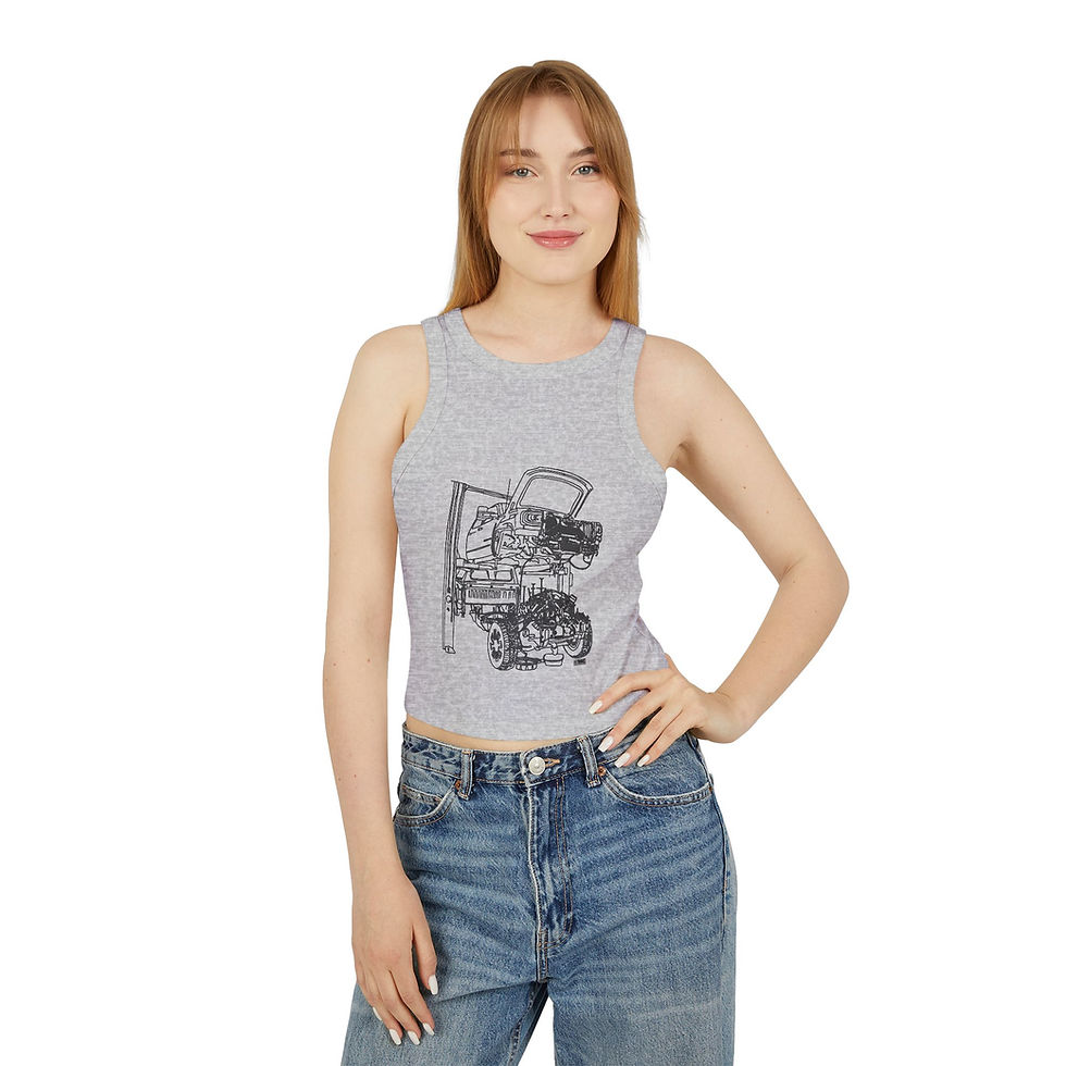 Thumbnail: Women's Micro Rib Racer Tank Top