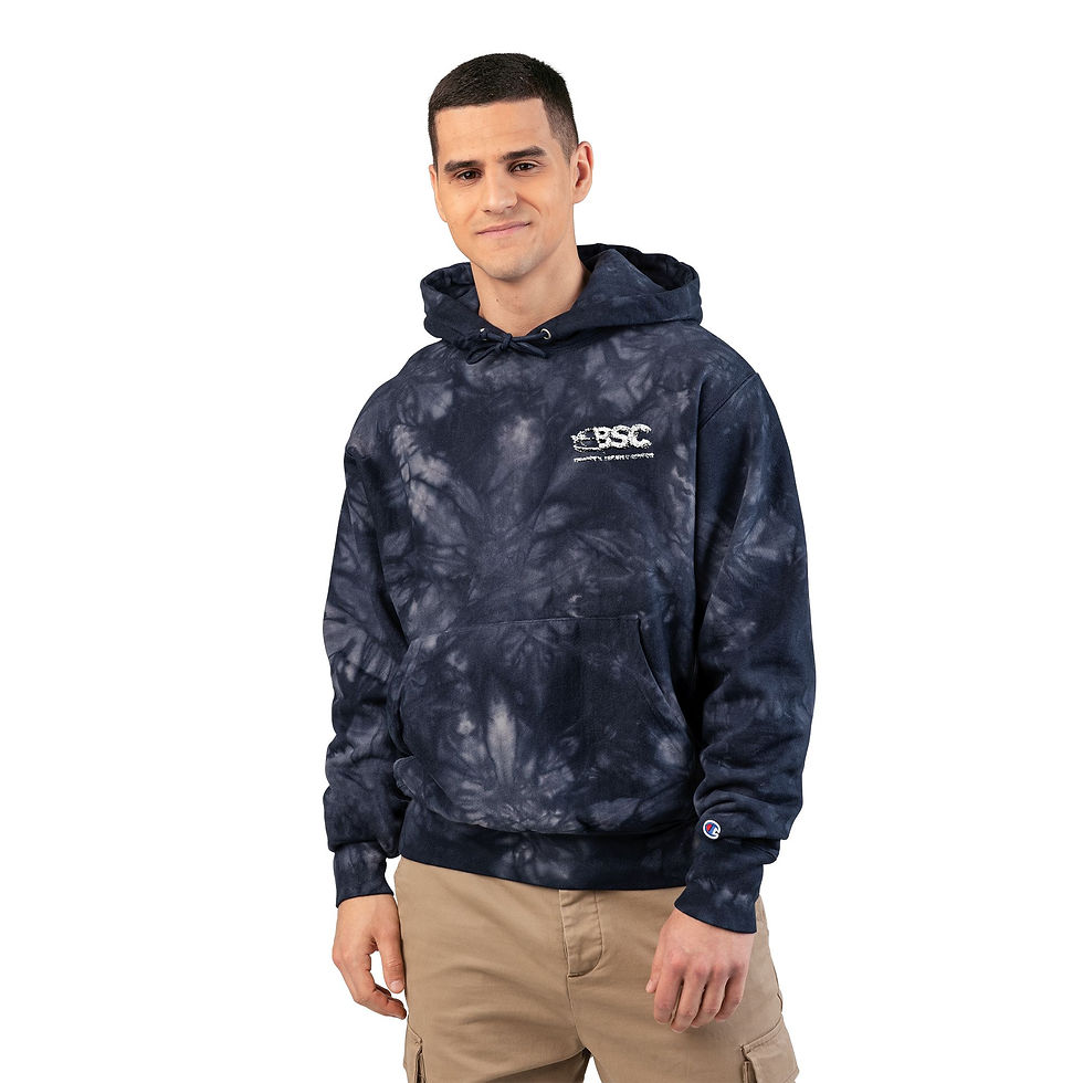 Thumbnail: Unisex Tie-Dye Hoodie with Embroidery