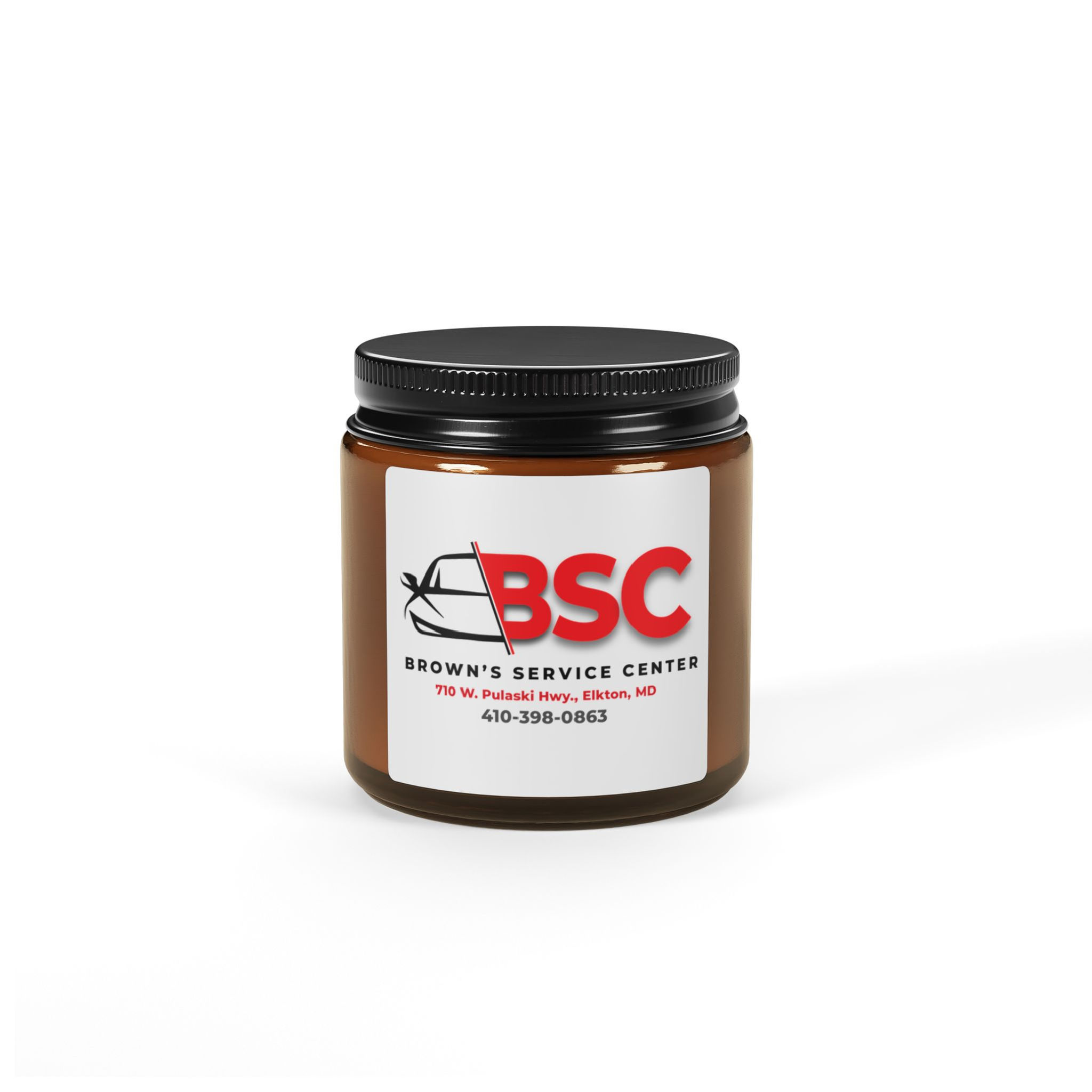 Scented Soy Candle - Amber Jar