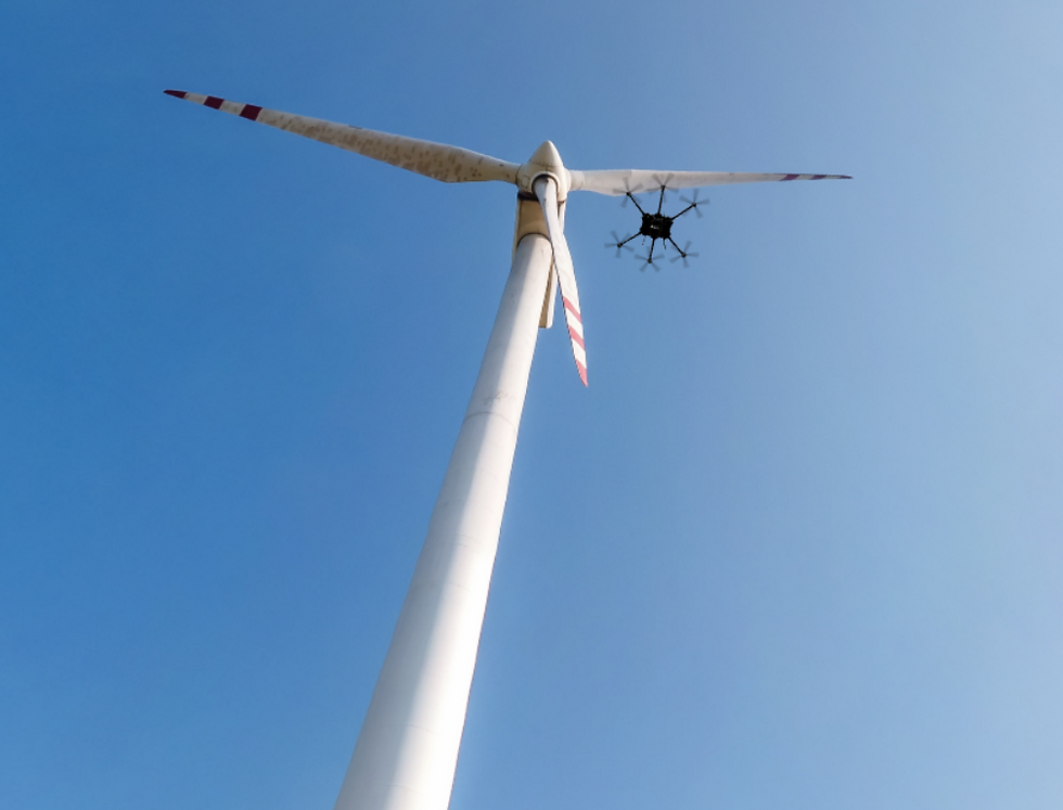 Thumbnail: Free-flight Scenario: Wind Turbine Inspection (Maple Ridge Wind Farm)