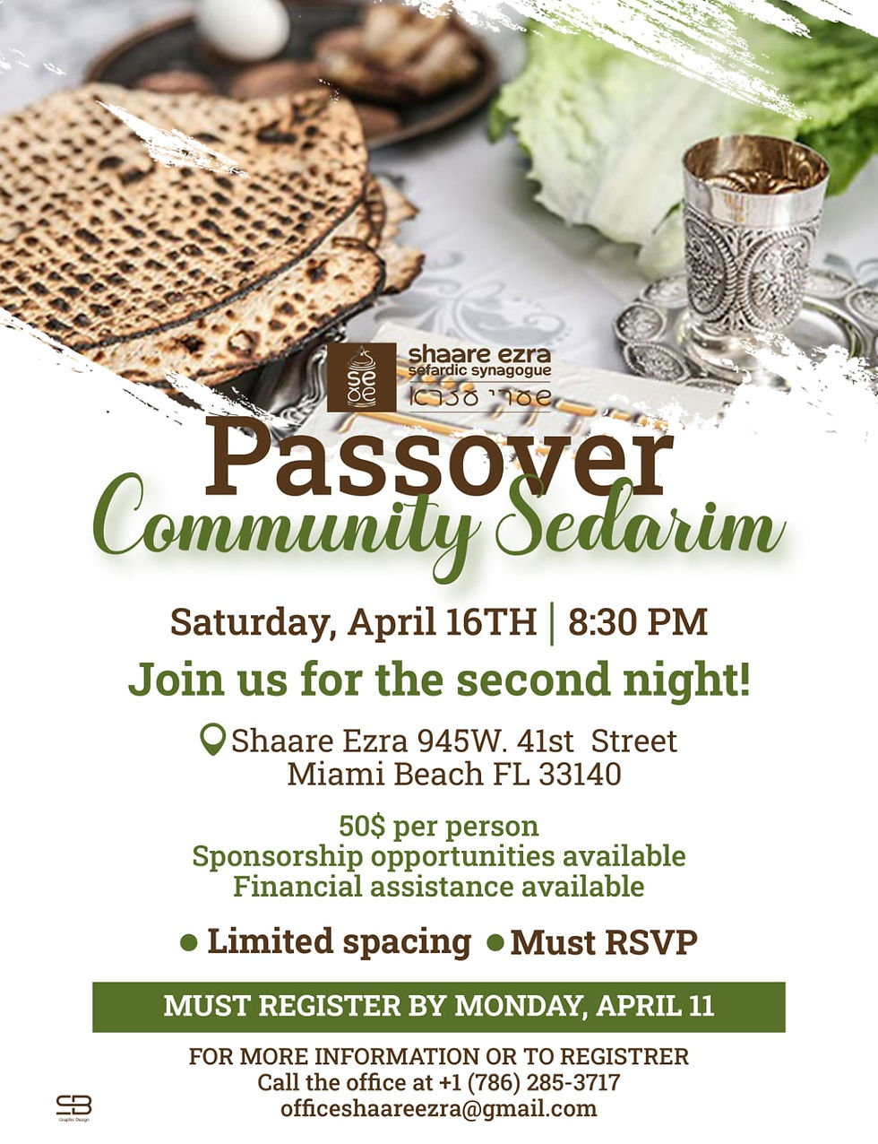Passover Community Sedarim