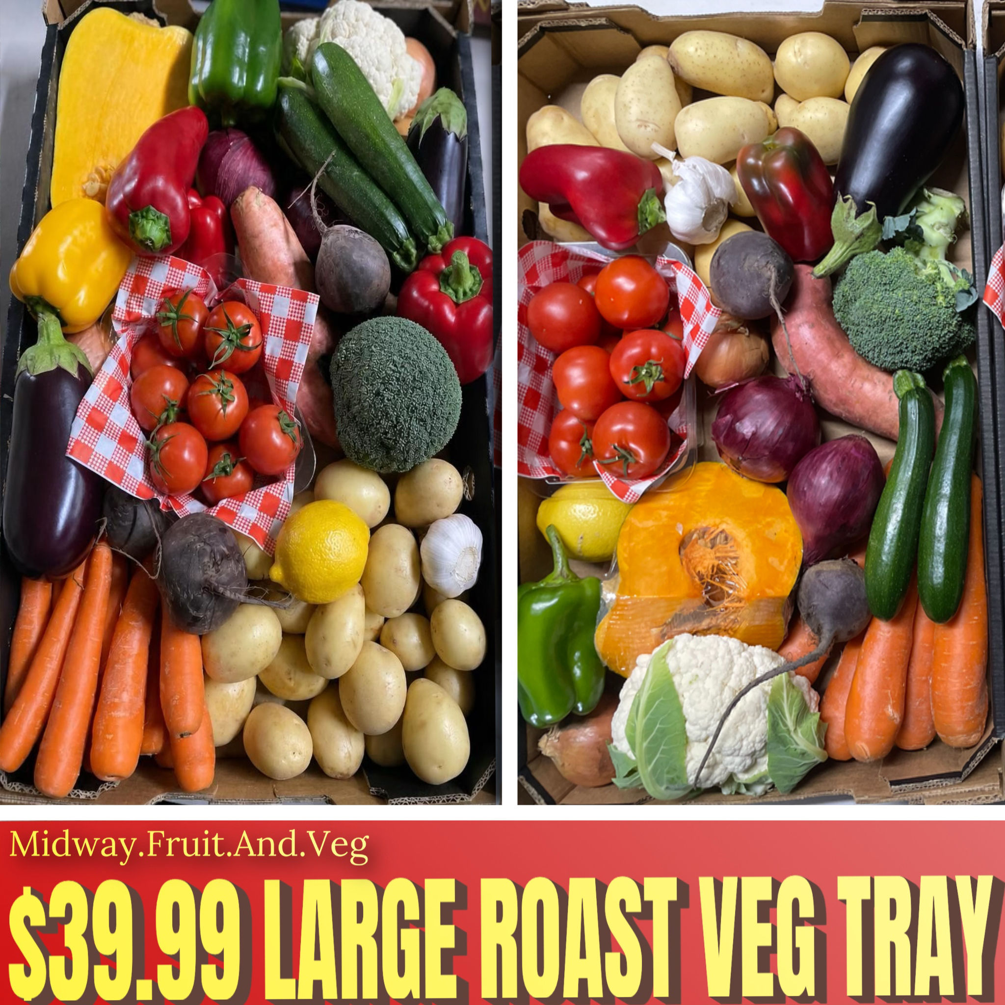 ROAST VEGGIE TRAY LARGE
