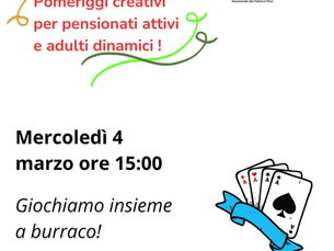 Burraco in biblioteca Bollate