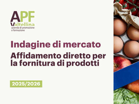 Indagine di mercato per l'affidamento diretto per la fornitura di prodotti durante l'anno 2025/26
