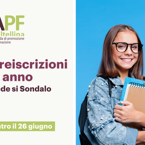 5° anno A.F. 2026/2027 - sede di Sondalo