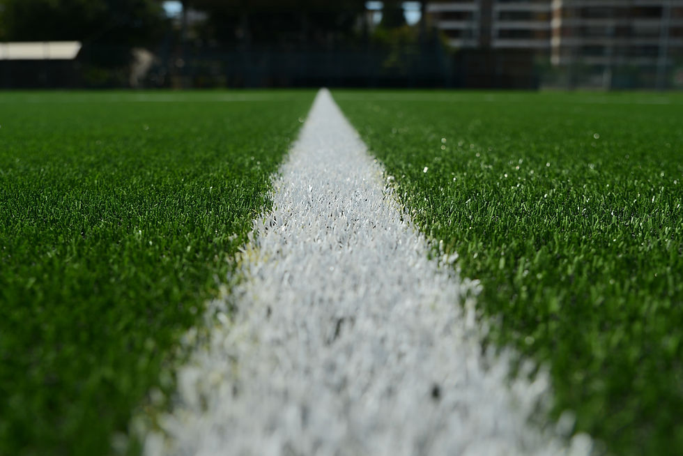 Veduta del nuovo campo sintetico completato da NTS Sport per il Terni Football Club.