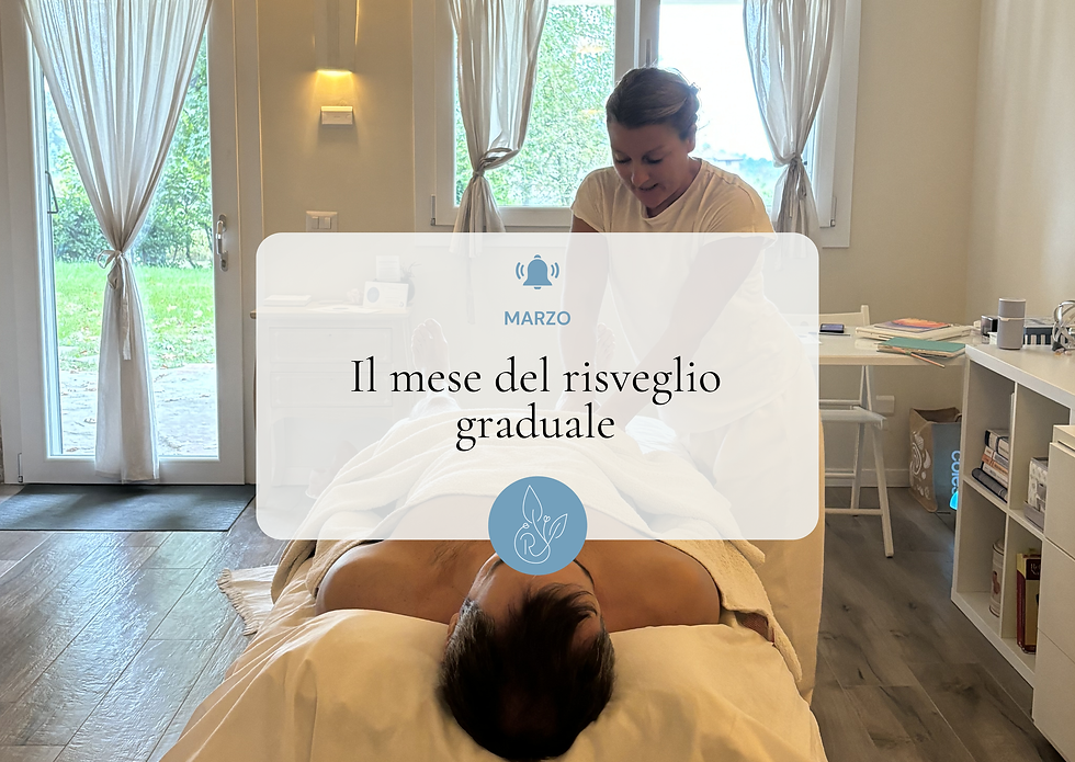 Marzo: l'importanza del risveglio... graduale.