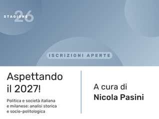 Aperte le iscrizioni ad “Aspettando il 2027!”