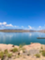 Lake Abiquiu, a gentle oasis just beyond the 52 acres