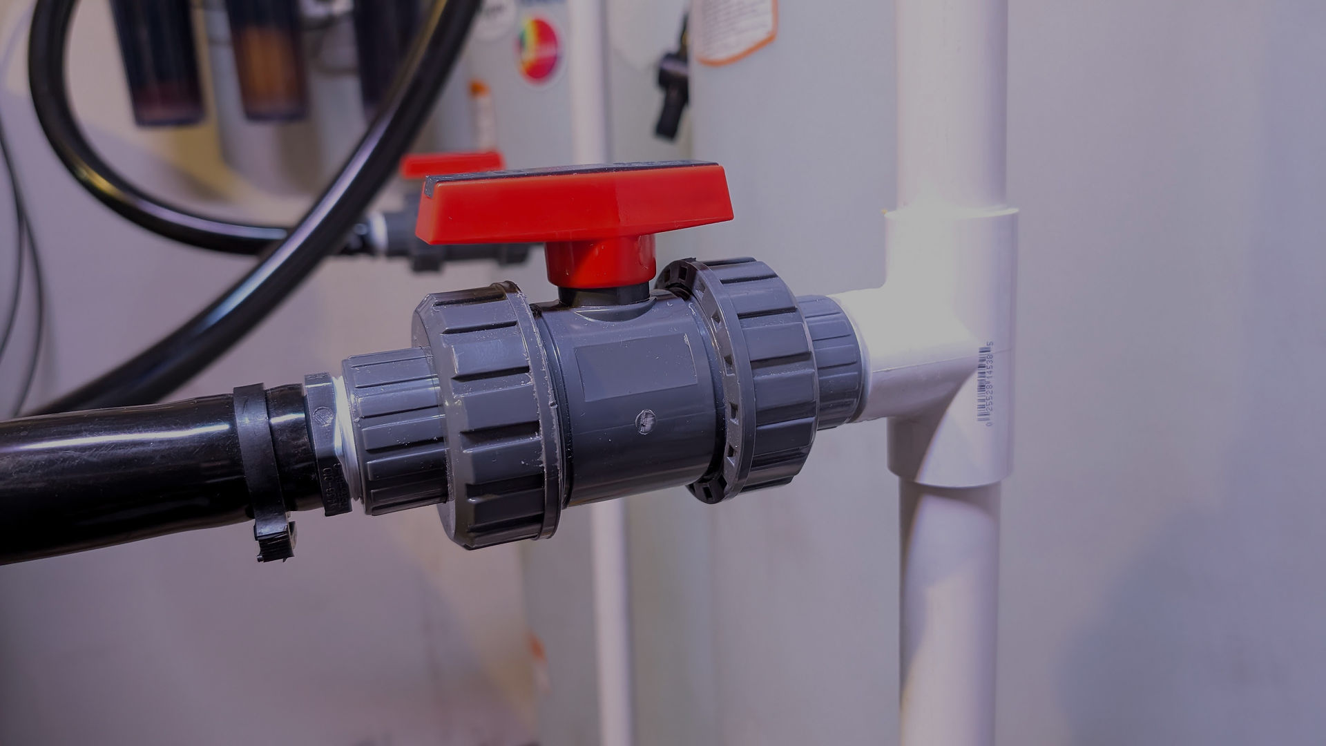 true union ball valve tee soft tubing