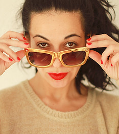 Woman Wearing Sunglasses