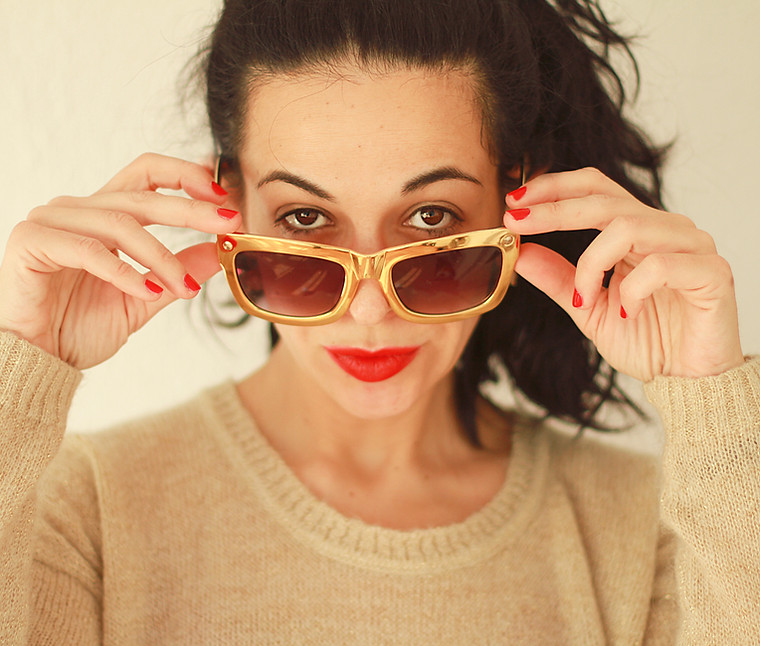 Woman Wearing Sunglasses