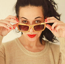 Woman Wearing Sunglasses