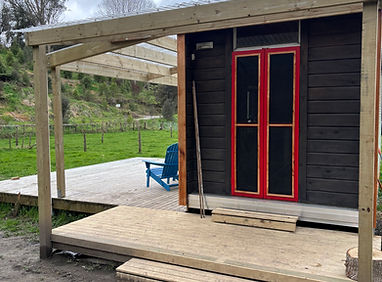 Back door of Tiny House