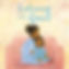 Softly illustrated cover showing a mother and child sitting together on a pink sofa, eyes closed, sharing a calm embrace. The title “Listening to the Quiet” appears above in light blue script.
