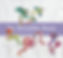 Illustrated cover featuring colorful textured shapes forming birds and swirling figures against a white architectural backdrop. A purple band across the center displays the title “The Invisible Story.”