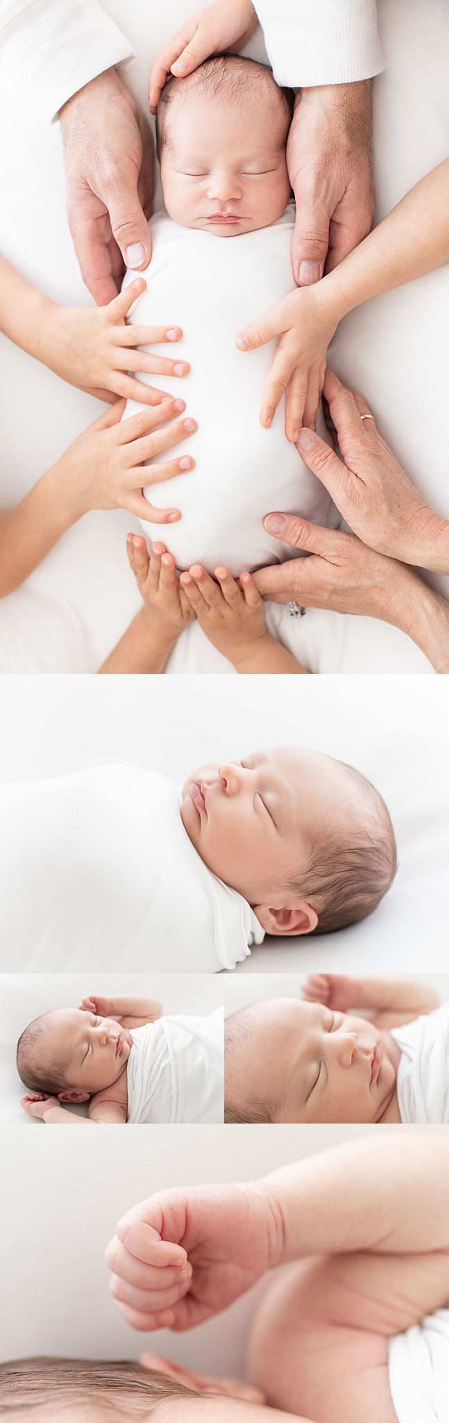 Sarasota newborn photographer | Tampa newborn photographer |studio newborn session with siblings