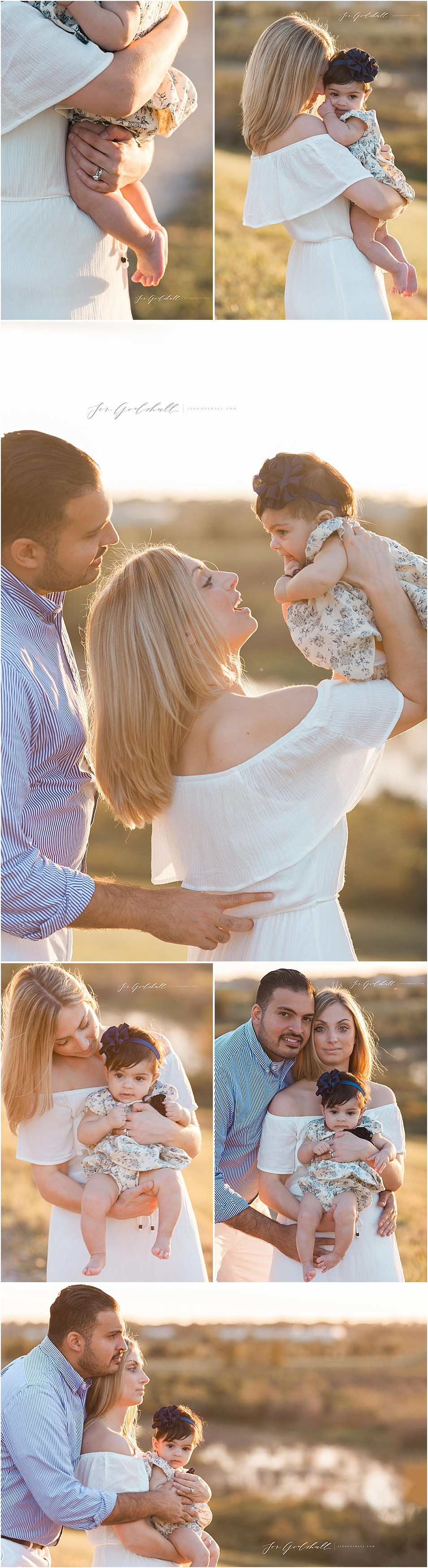 Sarasota Family Photographer Sunset session with baby motherhood