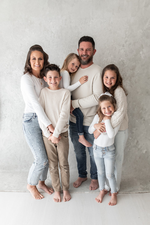 Sarasota Family Photographer | Christner | Casual studio portraitsSarasota Family Photographer | Christner | family cuddles