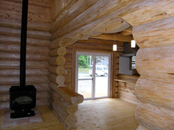 リビングの薪ストーブ