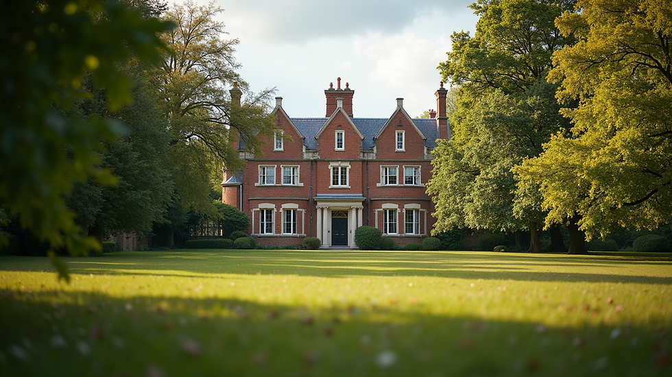 Eye-level view of a beautiful period property in Nottinghamshire