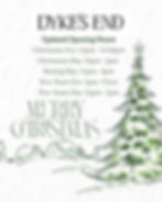 Updated Festive Opening Hours