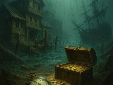 The Day the Wickedest Pirate City Sank Beneath the SeaPort Royal sinks, the Dutchman rises, and the richest rogues reveal their golden secrets. Issue #7 – June 6th, 2025